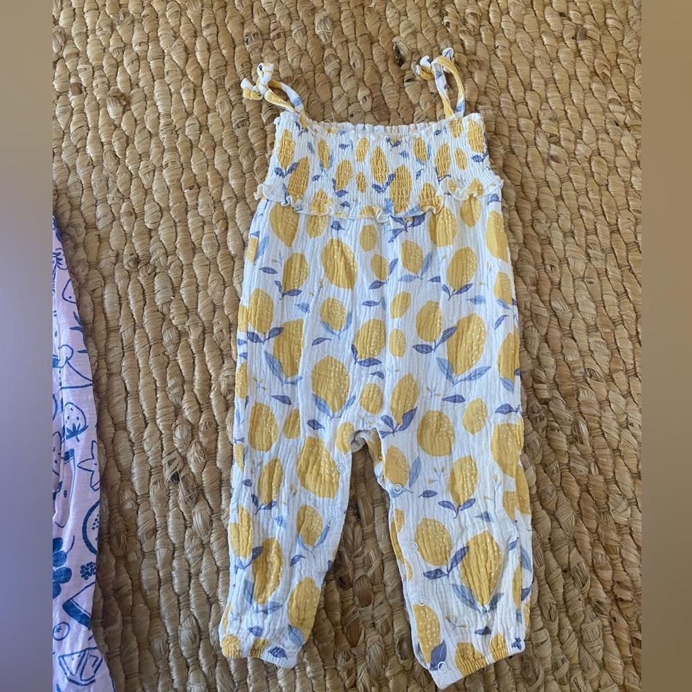 🍋🍉🍓 two fruit rompers - Picture 2 of 5
